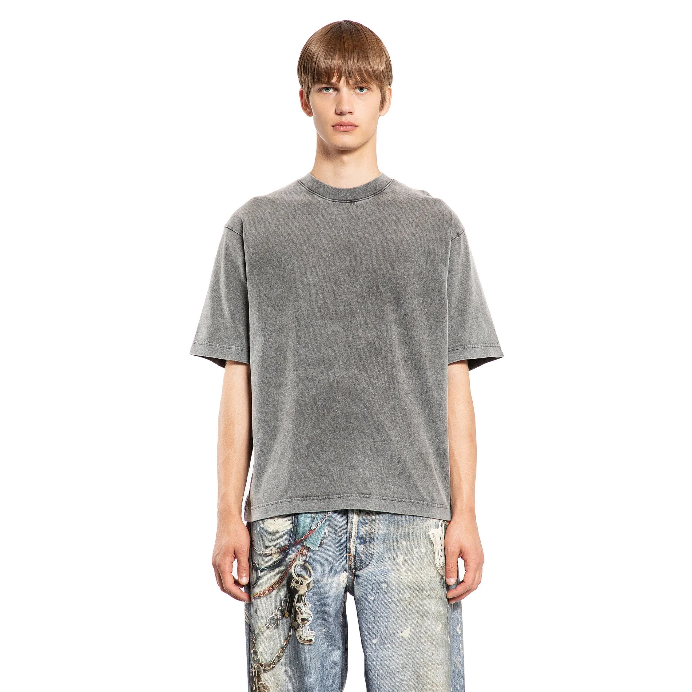 ACNE STUDIOS MAN BLACK T-SHIRTS & TANK TOPS