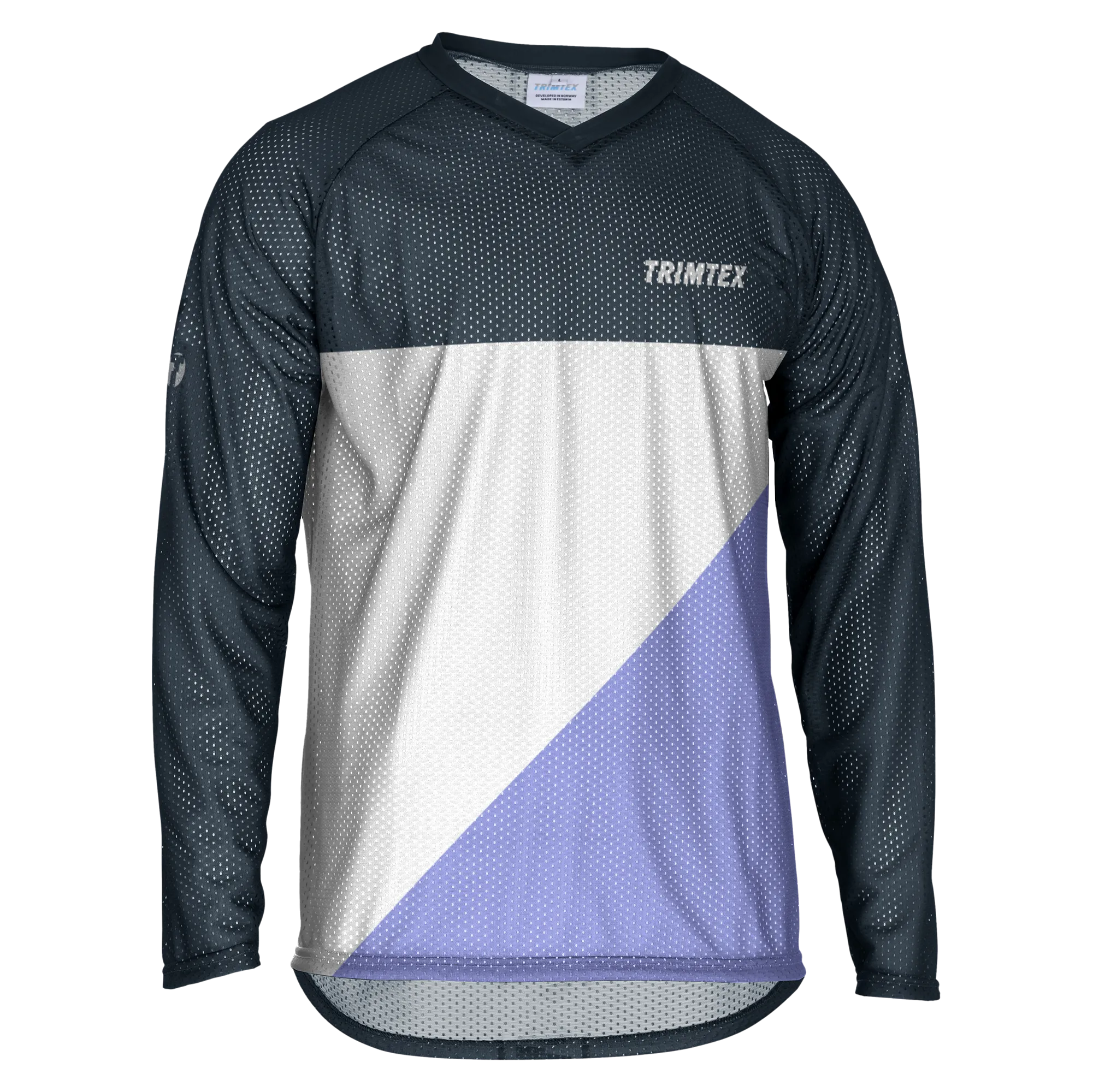 Basic Mesh O-Shirt LS Men
