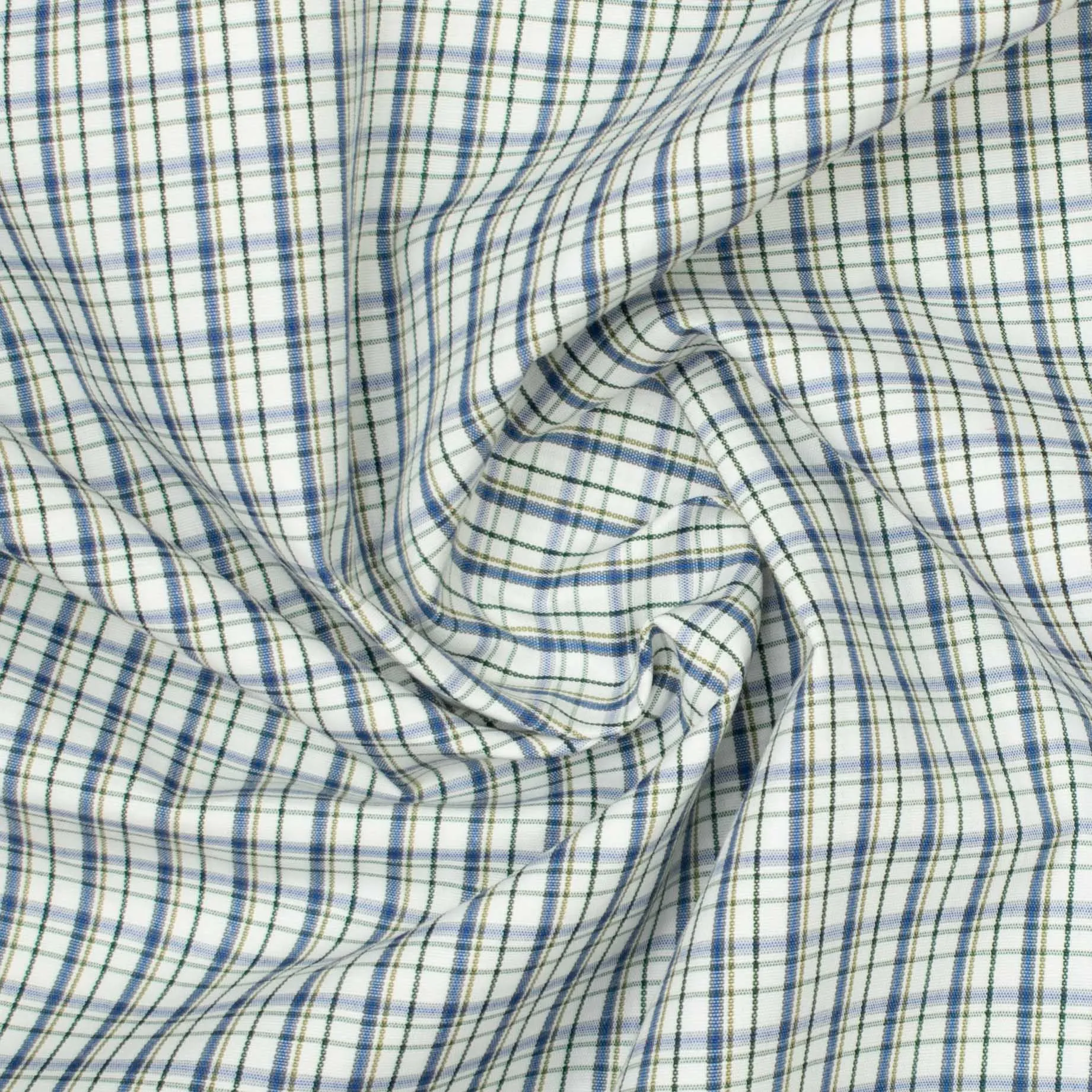 Check Shirting Design-20 Blue & Tan
