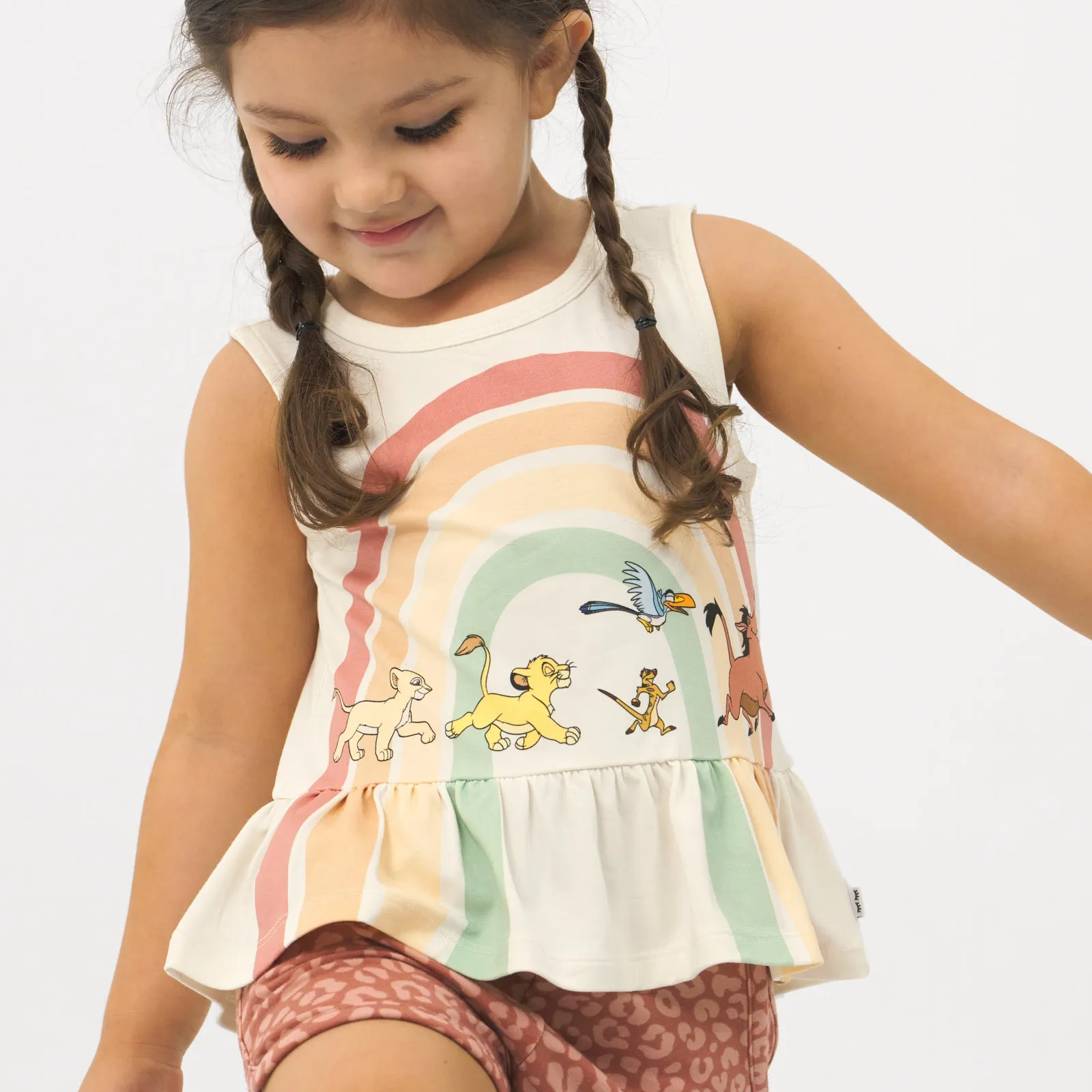 Disney Lion King Graphic Peplum Tank
