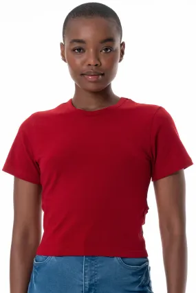 Fitted T-Shirt _ 145714 _ Red