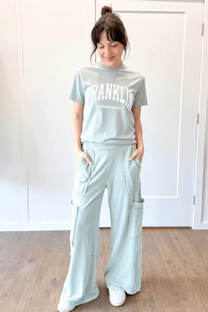 Franklin Graphic Tee in Sage