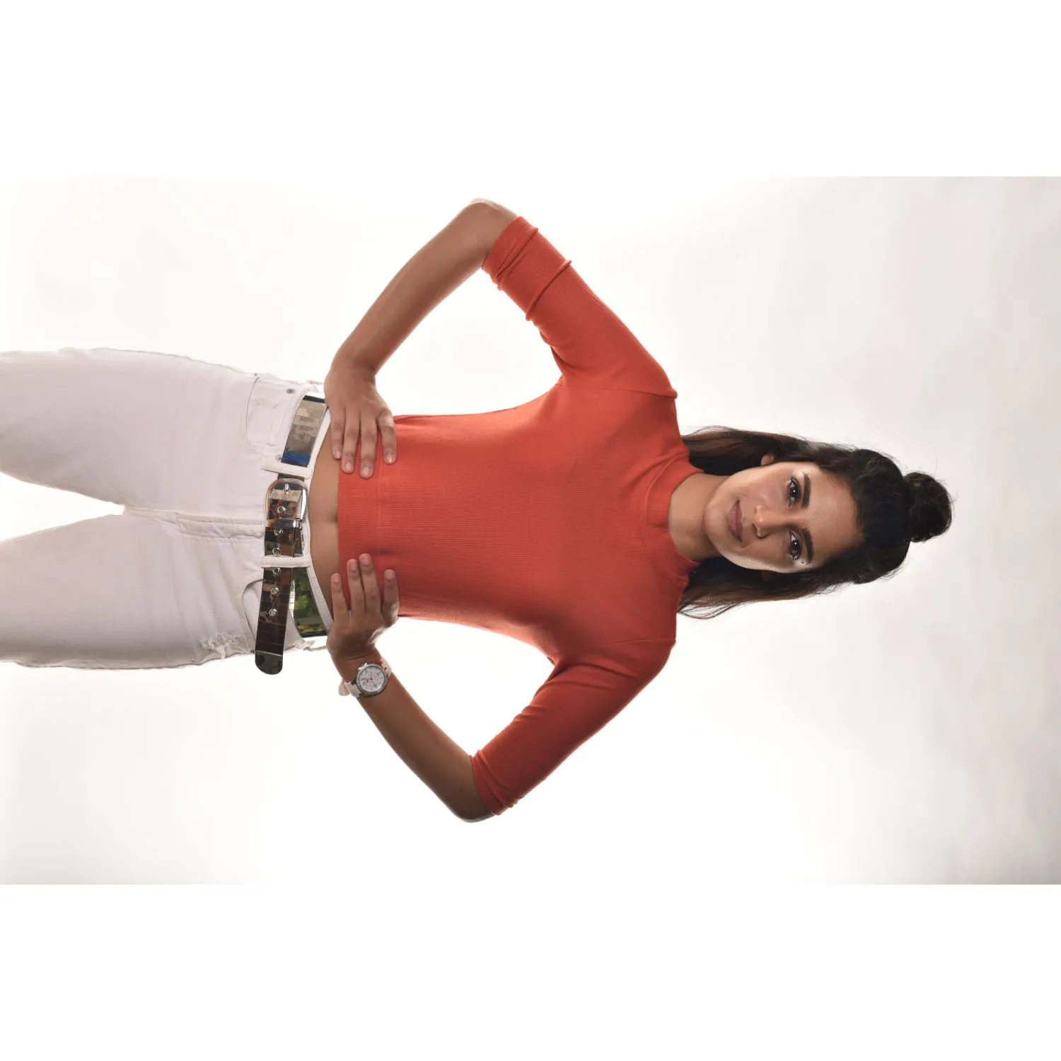 Hosiery Blouses - Elbow Sleeves - Plus Size