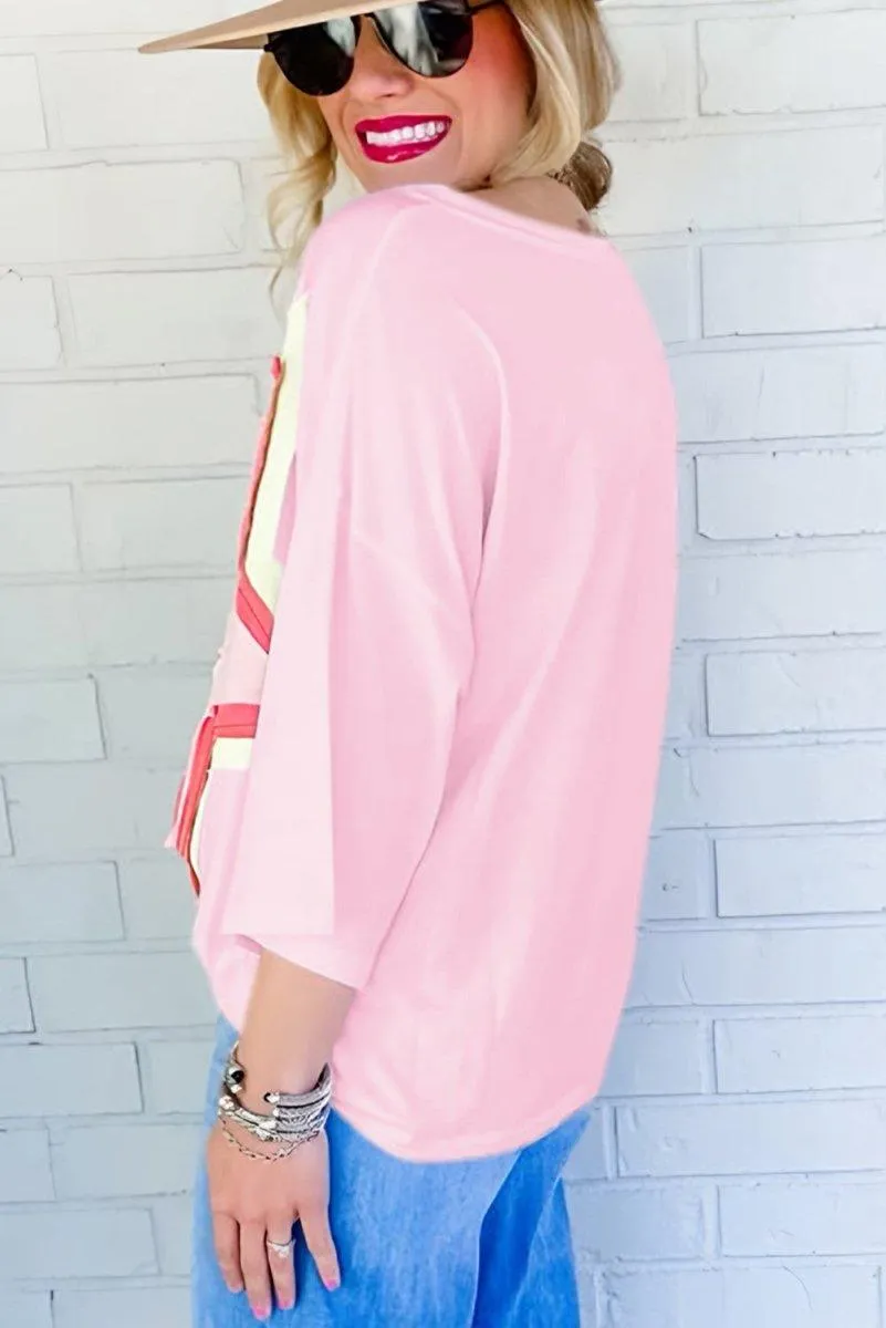 Jocelynn Star Oversized Tee