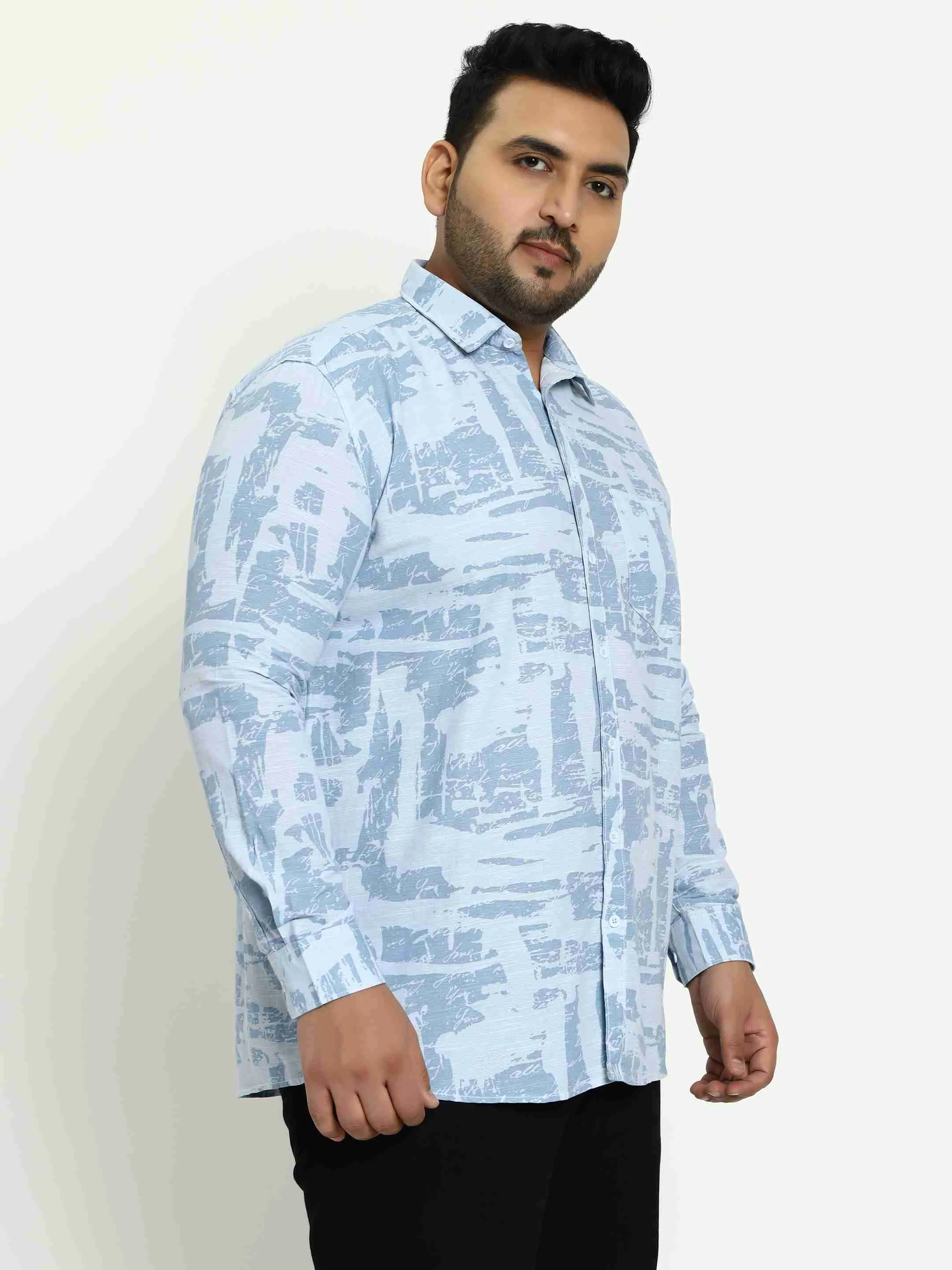 Light Blue Cotton Lee Shirt