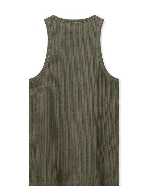 Mos Mosh Mendez Tank Top - Dusty Olive