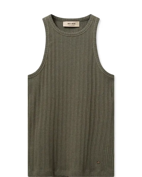 Mos Mosh Mendez Tank Top - Dusty Olive